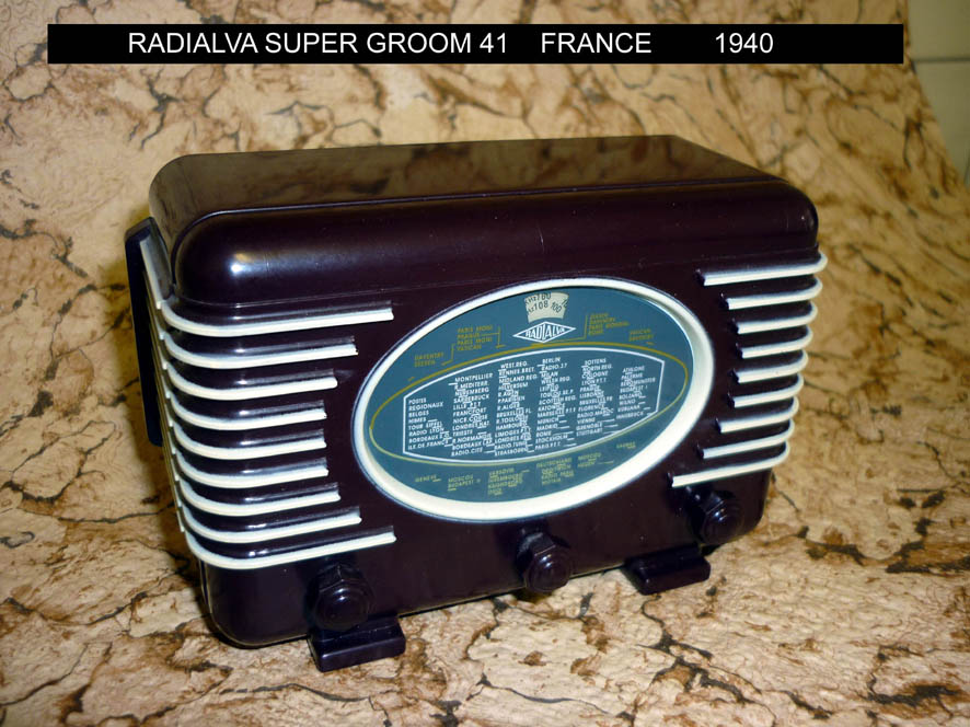 RADIALVA SUPER GROOM 41 FRANCE 1940